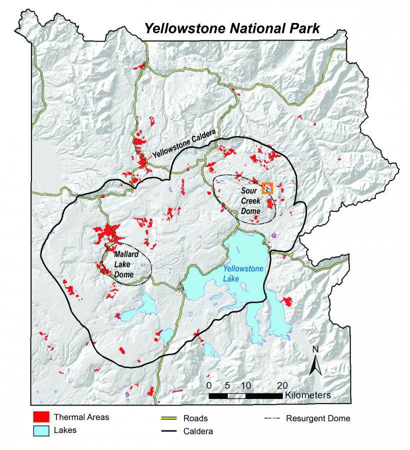 Yellowstone thermal areas